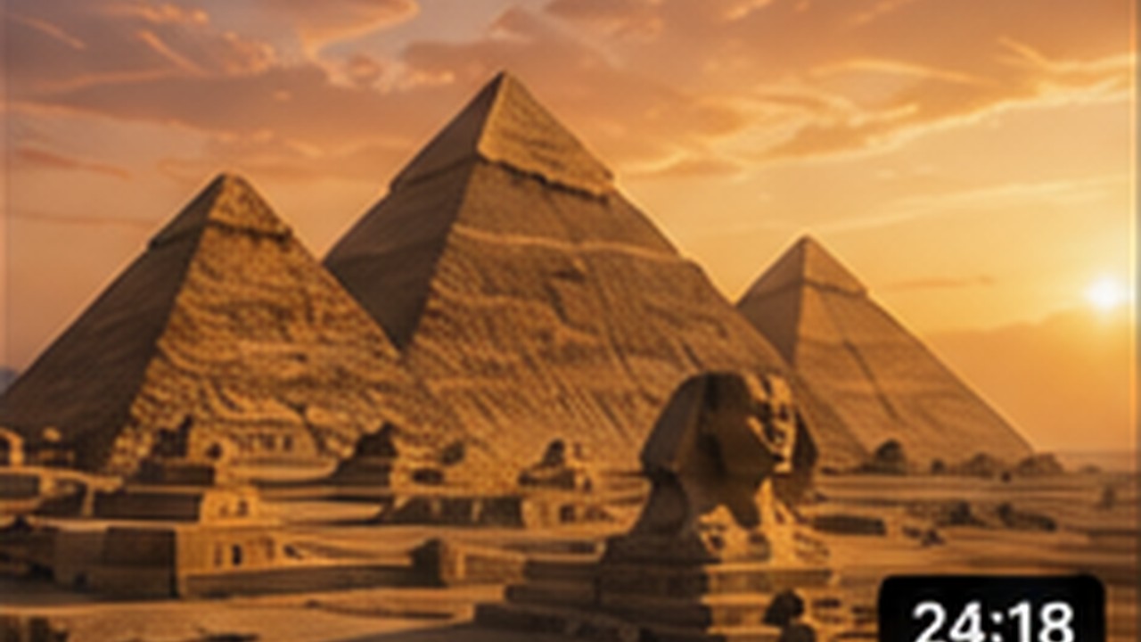 Kim tự tháp Giza và tượng Nhân Sư tại Ai Cập